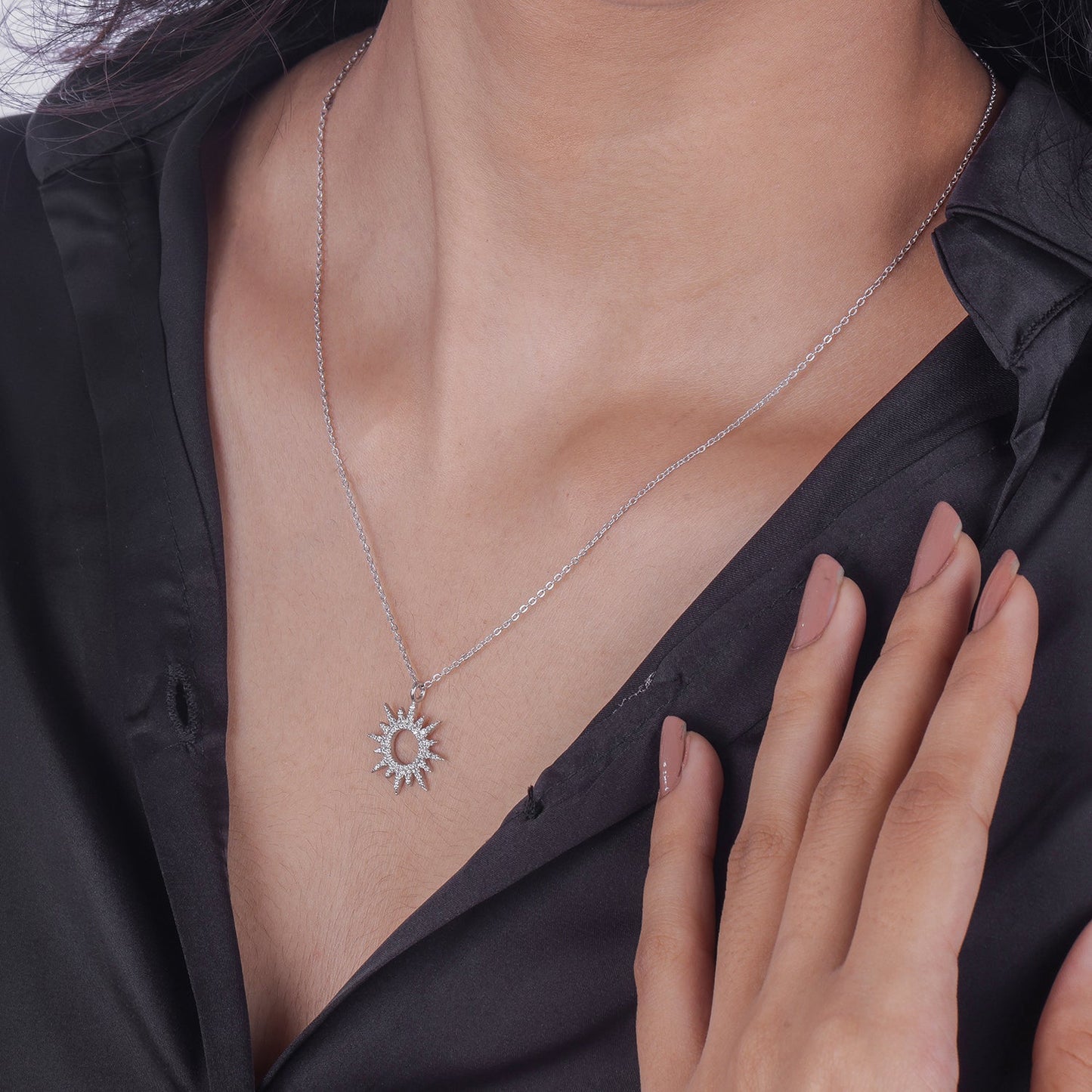 18K Gold Plated Necklace To My Beautiful Mom - Thank you for all the ways you've cared