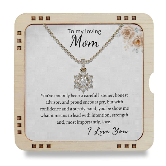 Mom You've not only been a careful listener, Yellow Gold Finish