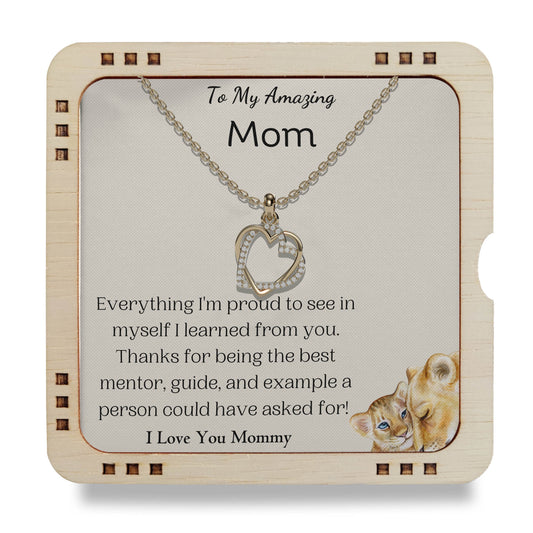 Copy of To My Amazing Mom 18K Gold Plated Necklace - Thank You Mommy
