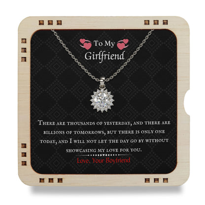To My Girlfriend- 925 Sterling Silver Necklace My Love For You