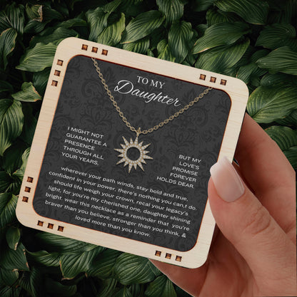 925 sterling silver Necklace To My Daughter - Confident in your power