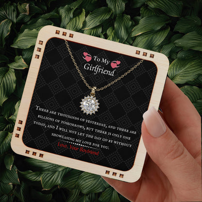 To My Girlfriend- 925 Sterling Silver Necklace My Love For You