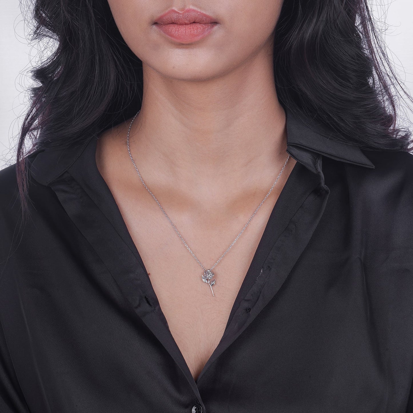 18K Gold Plated Rose Necklace To My Wife - You're woman of my dreams
