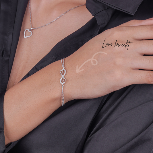 FOR DAUGHTER- I WILL BE WITH YOU FOREVER INFINITY LOVE BRACELET